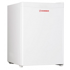 Hommer Mini Bar Refrigerator Internal Freezer Singel Door De Frost 1.5 Cu.Ft 42 Liter For Offices And Bedrooms White